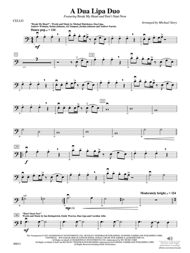 A Dua Lipa Duo: Cello