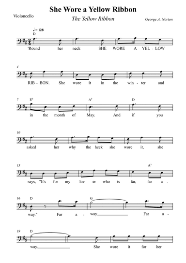 She Wore a Yellow Ribbon