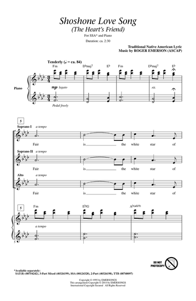 Shoshone Love Song (The Heart's Friend)