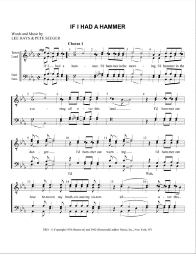 If I Had A Hammer (the Hammer Song)