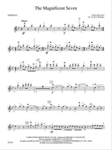 The Magnificent Seven: 1st Violin