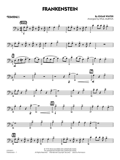 Frankenstein (arr. Paul Murtha) - Trombone 2