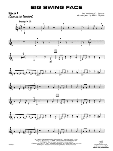 Big Swing Face: 1st F Horn