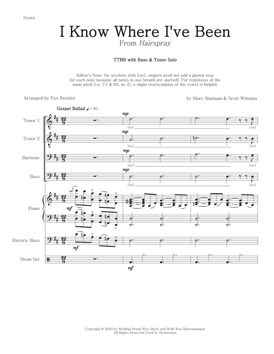 I Know Where I'VE Been