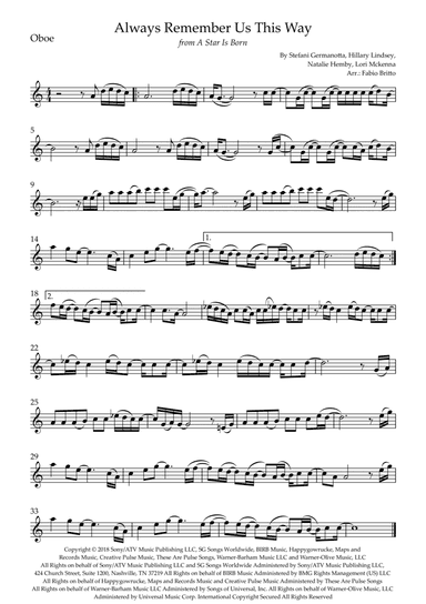 Always Remember Us This Way