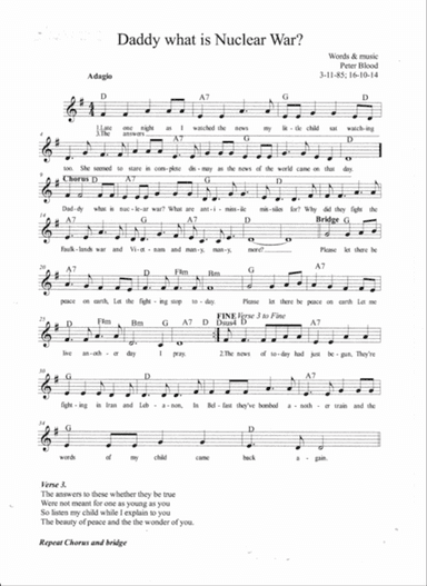 Daddy, What is Nuclear War?