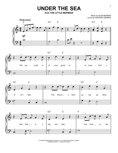 Under The Sea (from The Little Mermaid)