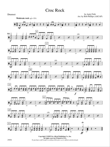 Croc Rock: Drums