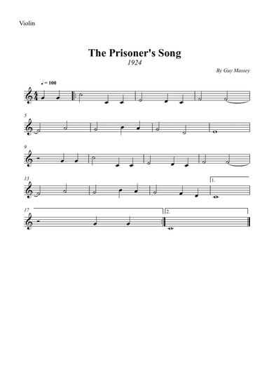 The Prisoner's Song