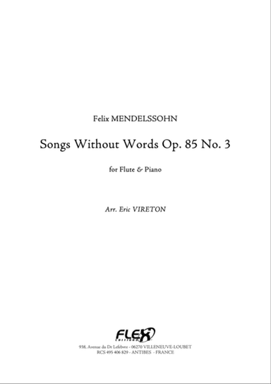 Songs Without Words Op. 85 No. 3