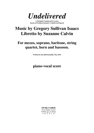 Gregory Sullivan Isaacs: Undelivered