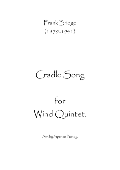 Cradle Song