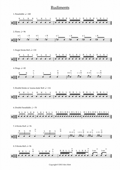 Rudiments