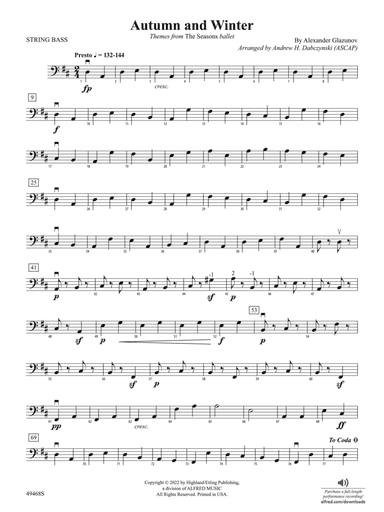 Autumn and Winter: String Bass