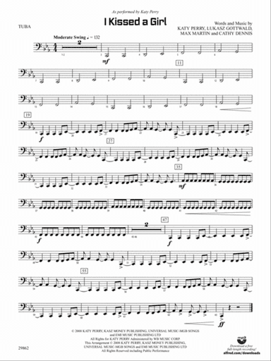I Kissed a Girl: Tuba