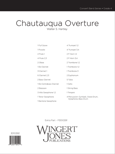 Chautauqua Overture - Full Score