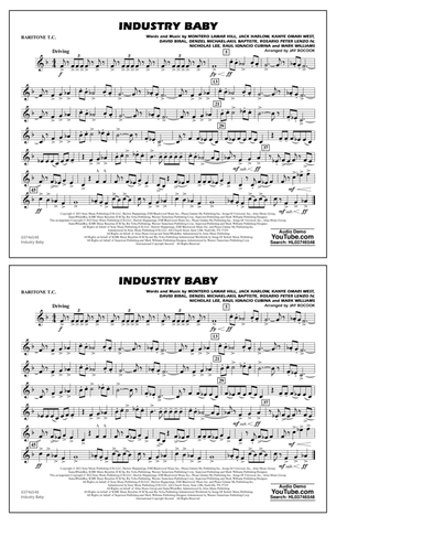 Industry Baby (arr. Jay Bocook) - Baritone T.C.