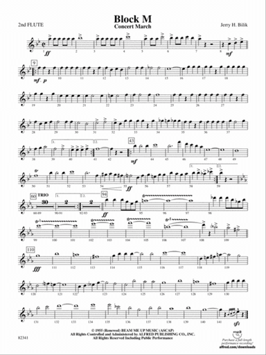 Block M: 2nd Flute