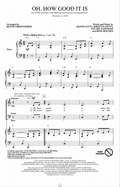 Oh, How Good It Is (arr. Keith Christopher)