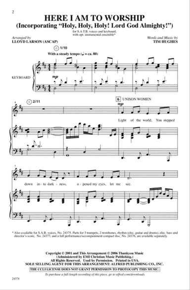 Here I Am to Worship