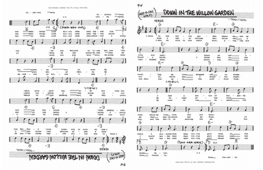 Down In The Willow Garden