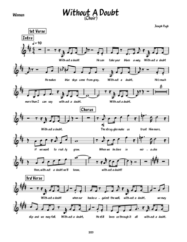 Without A Doubt(Choir and Band)