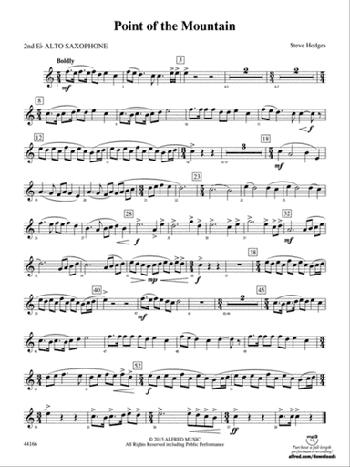 Point of the Mountain: 2nd E-flat Alto Saxophone
