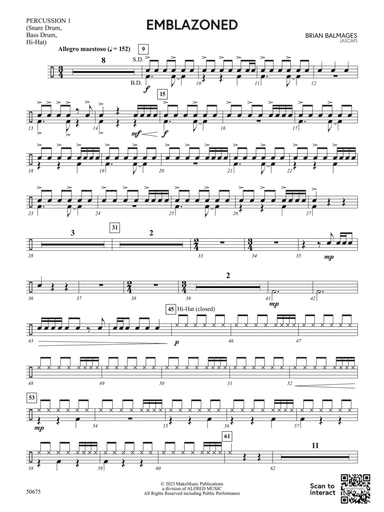 Emblazoned: 1st Percussion