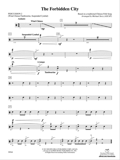 The Forbidden City: 2nd Percussion