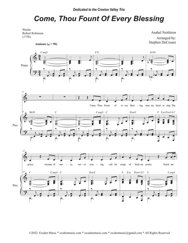 Come, Thou Fount Of Every Blessing (Vocal solo)