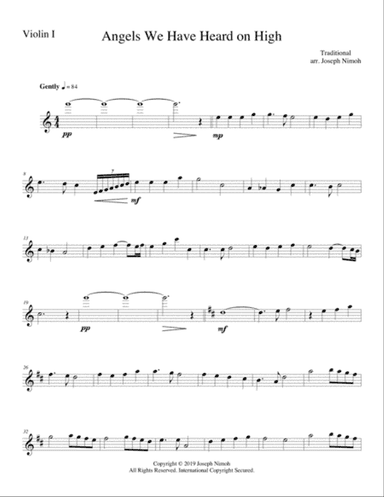 Angels We Have Heard On High - Strings Parts