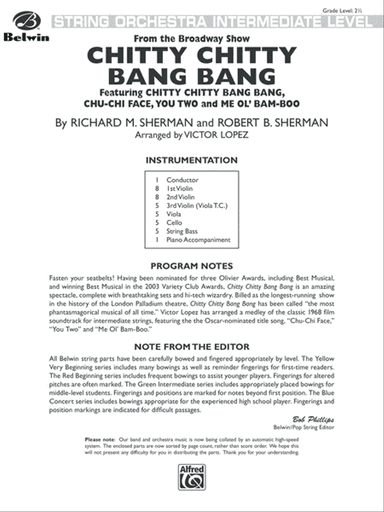 Chitty Chitty Bang Bang: Score