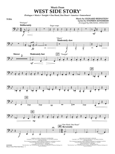 Music from West Side Story (arr. Michael Sweeney) - Tuba