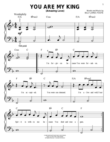 You Are My King (Amazing Love)