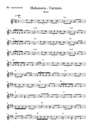 Habanera - Carmen