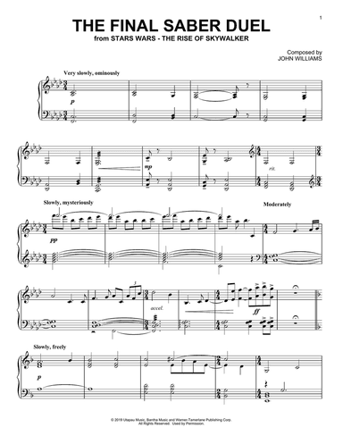 The Final Saber Duel (from The Rise Of Skywalker)