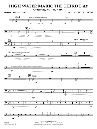 High Water Mark: The Third Day - Convertible Bass Line