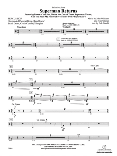 Superman Returns: 1st Percussion