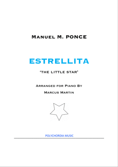 Estrellita for Piano Solo