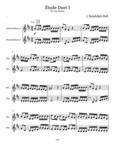 Étude Duet I
