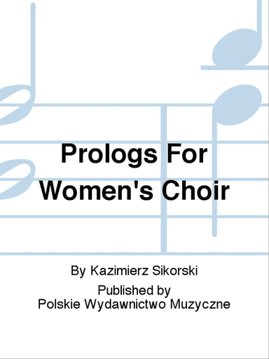 Prologs For Women's Choir