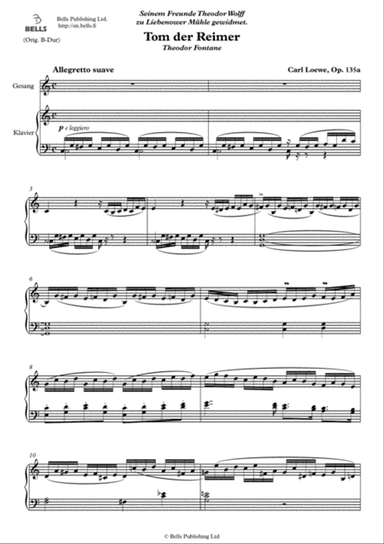 Tom der Reimer, Op. 135a (C Major)