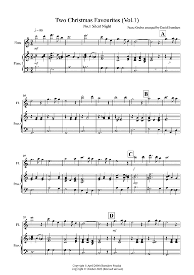 2 Christmas Favourites for Flute and Piano (volume one)