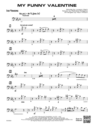 My Funny Valentine: 2nd Trombone