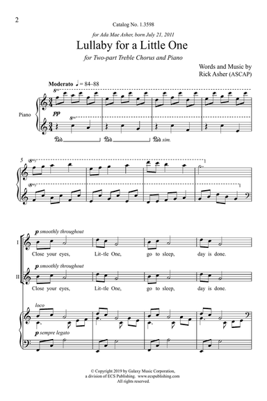 Lullaby for a Little One (Downloadable)