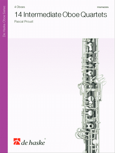 14 Intermediate Oboe Quartets