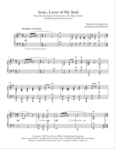 Jesus, Lover of My Soul