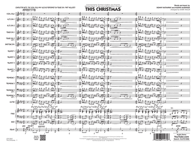 This Christmas (Key: Ab) (arr. Mark Taylor) - Conductor Score (Full Score)