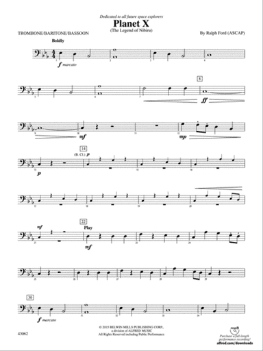 Planet X: 1st Trombone