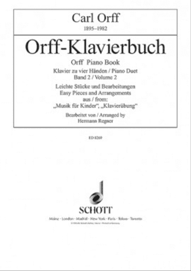 Orff Piano Duet Book Volume 2